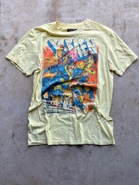 Marvel X-Men yellow graphic tee